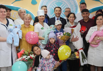 В Костанае впервые за шесть лет родилась тройня