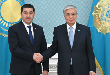 Мемлекет басшысы Грузия Парламентінің төрағасы Шалва Папуашвилиді қабылдады