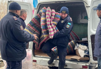 15 тонн гумпомощи направлено в Буландынский район Акмолинской области