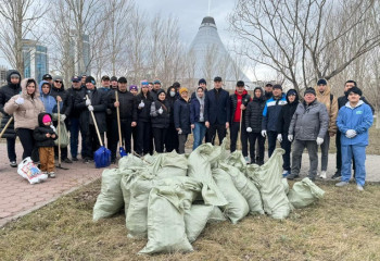 Астанада белгілі спортшылар экоакцияға қолдау білдірді