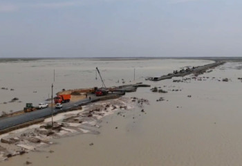 Дорогу Доссор-Кульсары откроют в воскресенье