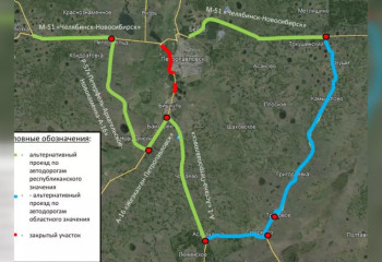 На 4 участках трасс в СКО наблюдаются переливы талых вод