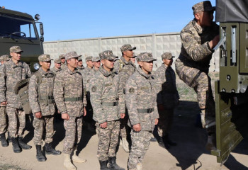 Атырау облысына Қарулы күштердің мыңнан астам әскери қызметшісі жетті