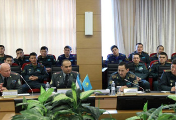 Ұлттық қорғаныс университетіне Өзбекстан әскери қызметшілері келді