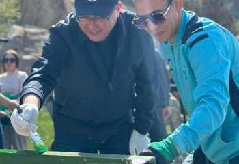 Алматы облысының әкімі Марат Сұлтанғазиев «Киелі мекен» акциясын бастады