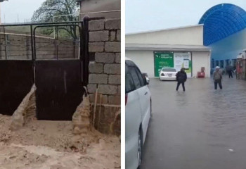 Толассыз жауған жаңбырдан Кентау қаласын су басты