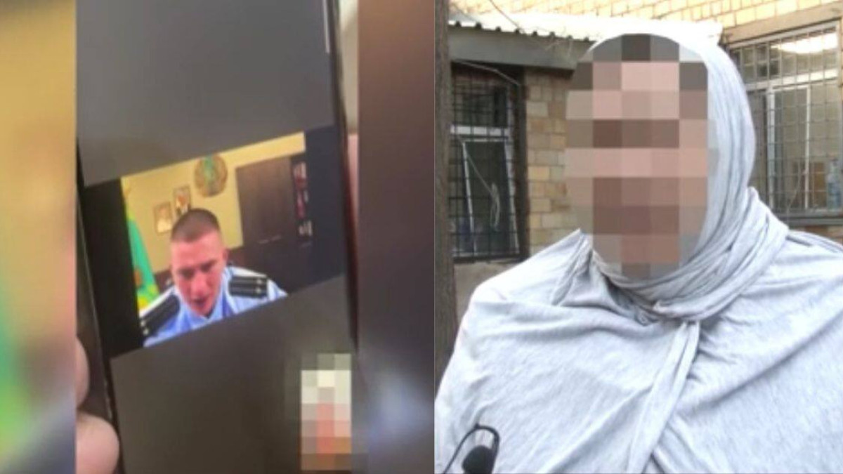 Мошенники нового уровня: в полицейской форме на фоне казахстанских госсимволов они запугивают по видеозвонку