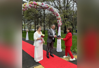 Аллея молодоженов появилась в Алматы