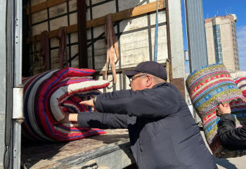 Астанадан Батыс Қазақстанға гуманитарлық көмек жіберілді