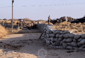 Берегоукрепление Иргизского района Актюбинской области продолжается