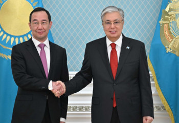 Tokayev meets with Head of Republic of Sakha