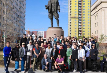 «Киелі мекен»:  Астанада «Жас сарбаздар» экологиялық акцияға қатысты