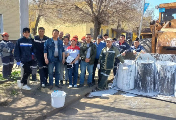 Жезқазғанда жалпықалалық сенбілік өтті