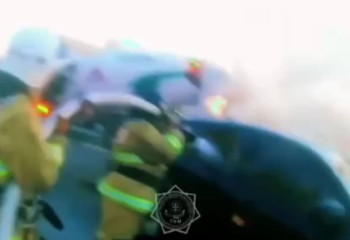 В Шымкенте потушили пожар, охвативший автомобиль