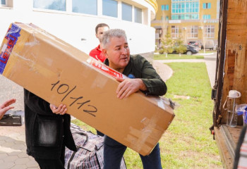 Астанада ҚХА су тасқынынан зардап шеккен өңірлерге гуманитарлық көмек жіберді
