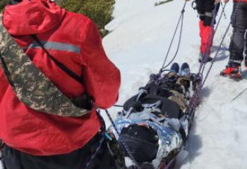 ТЖМ құтқарушылары Іле Алатауынан туристерді тасымалдады