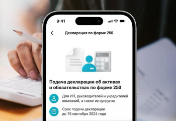 Декларацию об активах и обязательствах по форме 250 теперь можно сдать в Kaspi.kz