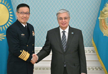 Мемлекет басшысы ҚХР қорғаныс министрі Дун Цзюньді қабылдады