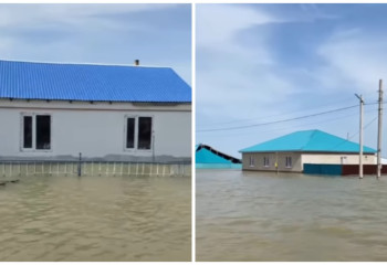 Торғай өзені тасып, үш ауылды су басты