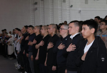 Астанада әскерге шақырылғандарды шығарып салу рәсімі өтті