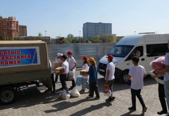 Университет Коркыт ата оказал поддержку пострадавшим от наводнений