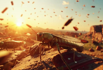 Нашествие саранчи прогнозируют в трех областях