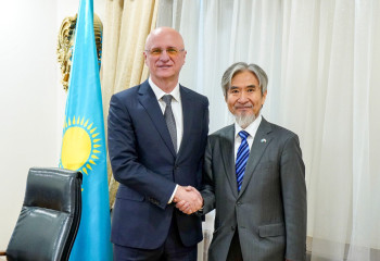 Роман Скляр встретился с послом Японии в Казахстане Джуном Ямадой