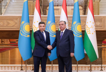 Олжас Бектеновті Тәжікстан президенті Эмомали Рахмон қабылдады