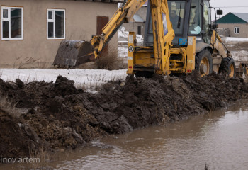 Құлсарыда 510 шақырымнан астам  бөгет тұрғызылды