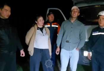 Түркістан облысында құтқарушылар тауға шыққан туристерді аман алып қалды