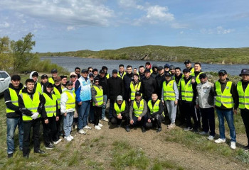 Ақтөбе облысында сарқырамада сенбілік ұйымдастырылды