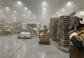 В Алматы произошел пожар повышенного ранга