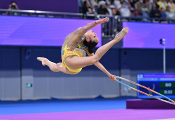 Kazakhstani Elzhan Taniyeva wins gold at Asian Rhythmic Gymnastics Championships
