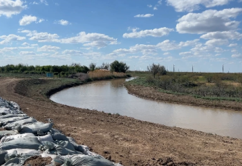 В Атырауской области повысился уровень реки Урал