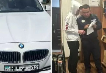 Алматыда жас жігіт есірткіге мас күйде көлік ұрлап кеткен