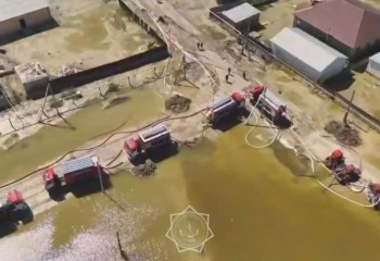 Құлсарыда 100-ден астам жеке тұрғын үй су астында қалып отыр