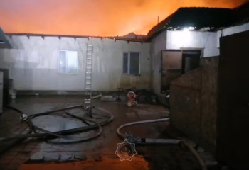 Астанада бір қабатты жатақханадан өрт шықты