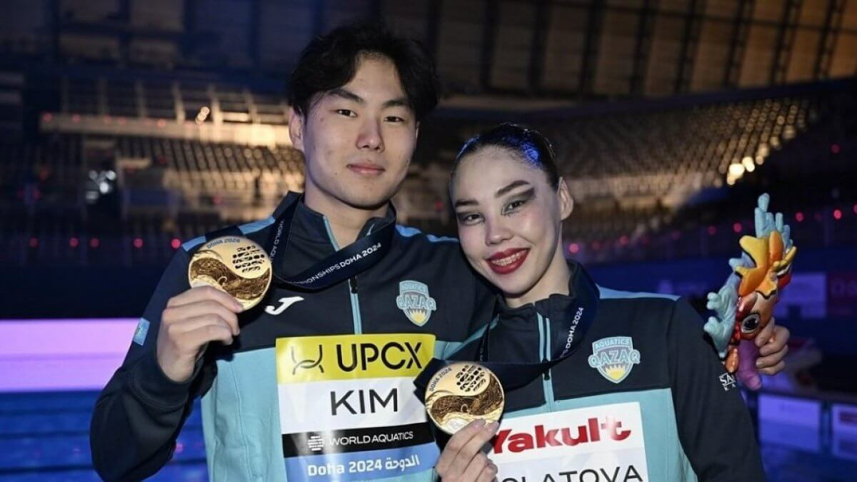 Kazakhstan wins three medals at World Cup in Artistic Swimming