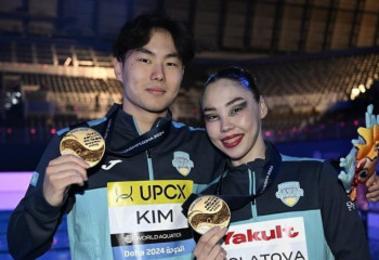 Kazakhstan wins three medals at World Cup in Artistic Swimming