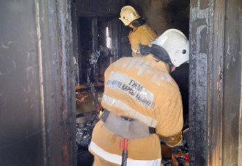 Рудный қаласындағы саяжайдан өрт шықты