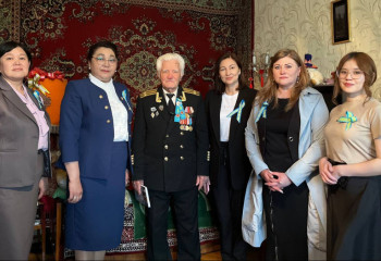 Мемлекеттік орталық музей ардагерлерді мерекемен құттықтады
