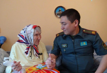 В Алматы ветеран Великой Отечественной войны празднует двойную дату