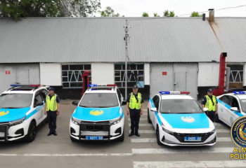 Единый развод комплексных сил полиции прошел в Алматы