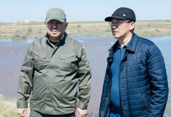 Қанат Бозымбаев Атыраудағы су тасқынына қарсы күрес шараларының дайындығын тексерді