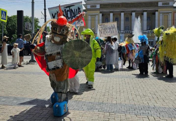 «Алматы – наш общий дом»: в мегаполисе провели ряд креативных акций