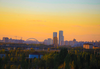 Аким Астаны сообщил о создании в городе зеленого бульвара