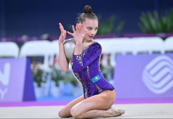 Kazakh gymnasts win medals at tournament in Portugal