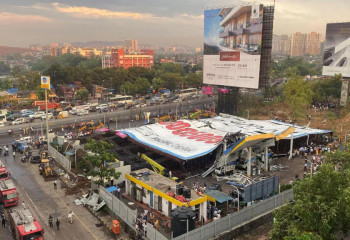 Трагедия в Мумбаи: 14 человек погибло из-за обрушения рекламного щита