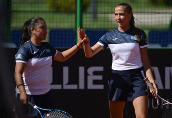 Теннистен ӘЧ: Қазақстан жасөспірімдер құрамасы іріктеу турнирінің ширек финалына шықты