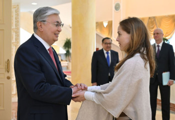 Глава государства принял председателя правления Восточного комитета германской экономики Катрину Клаас-Мюльхойзер